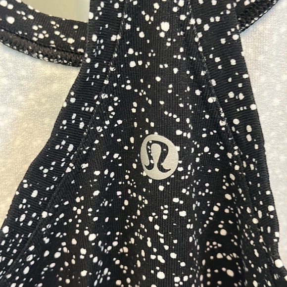lululemon cool racerback II (color: night view black white, size: 4) - Picture 5 of 5